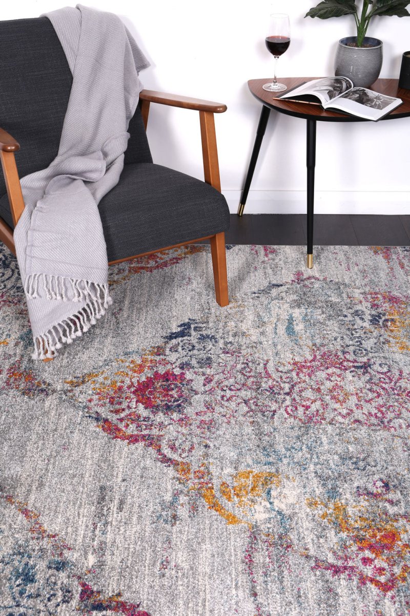 Eclipse Multi Grey Oriental Rug - Ruggy