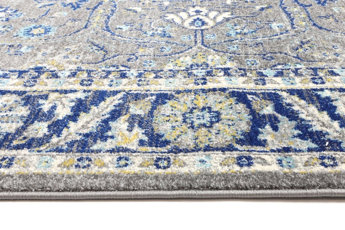 Eclipse Navy Blue Oriental Rug - Ruggy