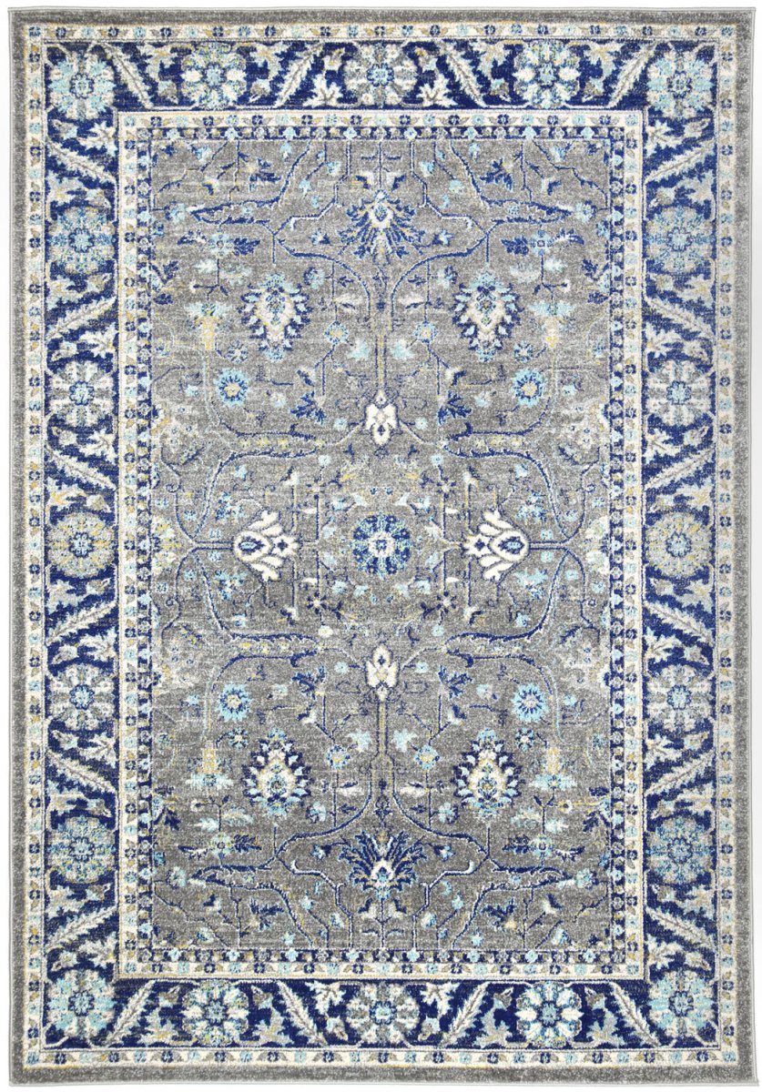 Eclipse Navy Blue Oriental Rug - Ruggy