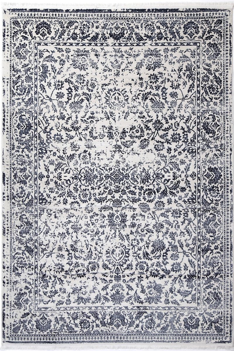 Ethereal Chopin Navy Transitional Rug - Ruggy