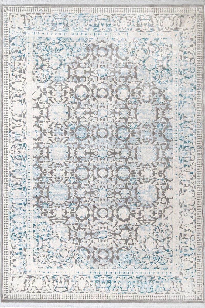 Ethereal Handel Blue Transitional Rug - Ruggy