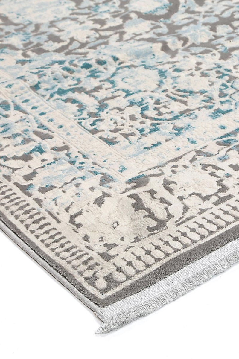 Ethereal Handel Blue Transitional Rug - Ruggy