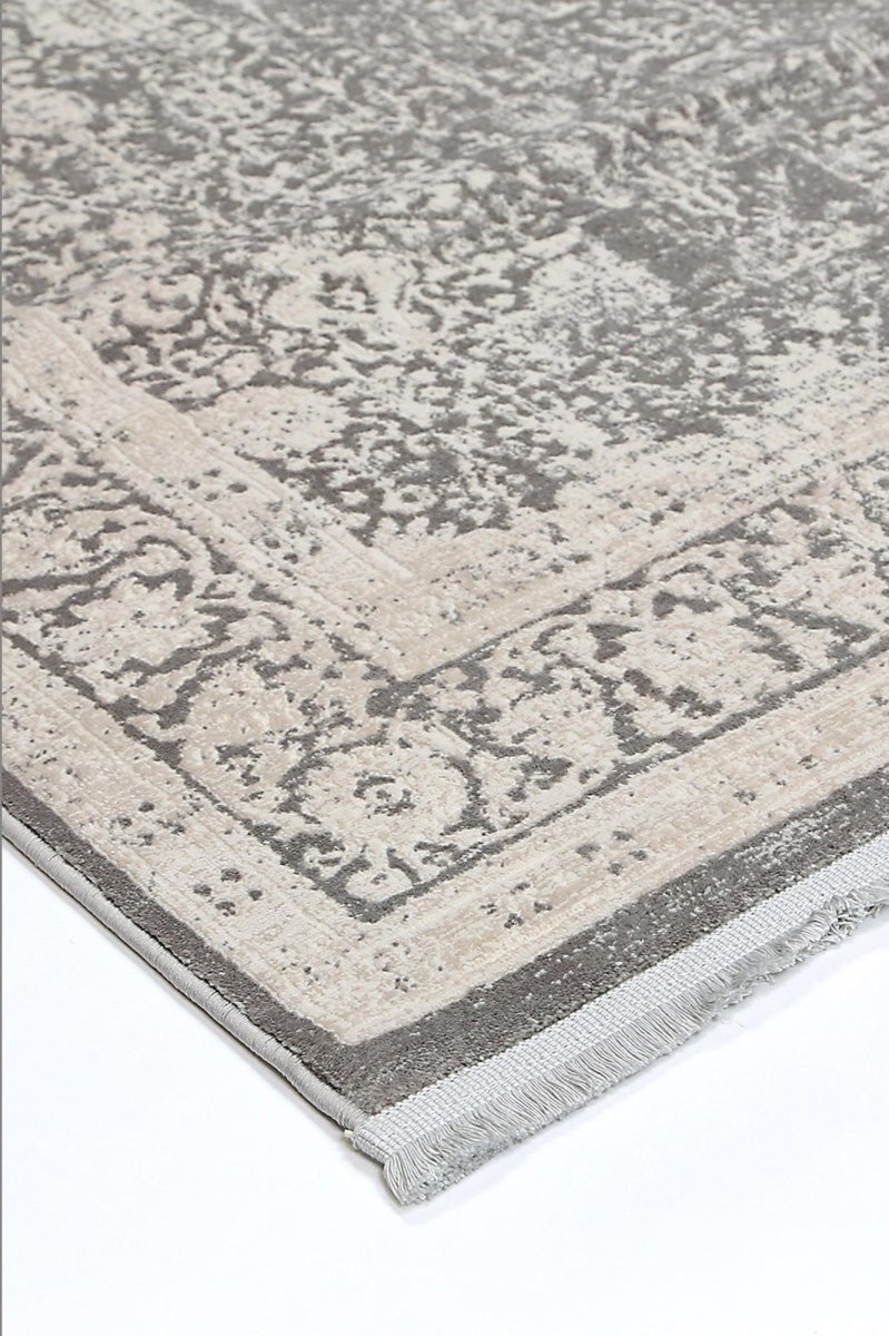 Ethereal Liszt Grey Transitional Rug - Ruggy