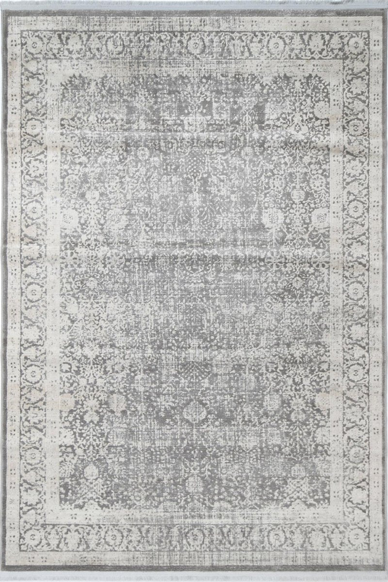 Ethereal Liszt Grey Transitional Rug - Ruggy