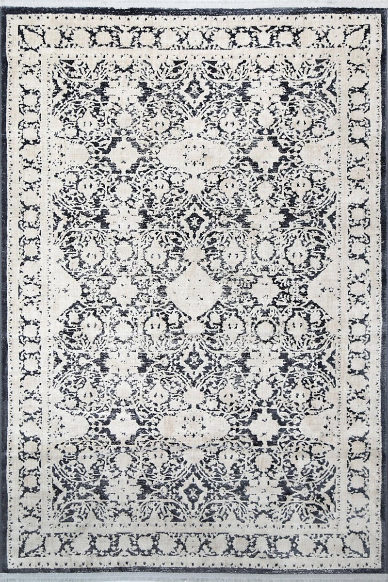 Ethereal Rossini Navy Traditional Rug - Ruggy