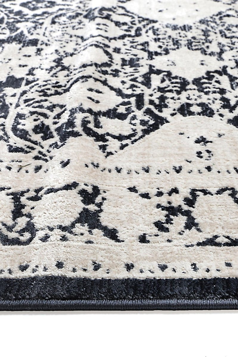 Ethereal Rossini Navy Traditional Rug - Ruggy