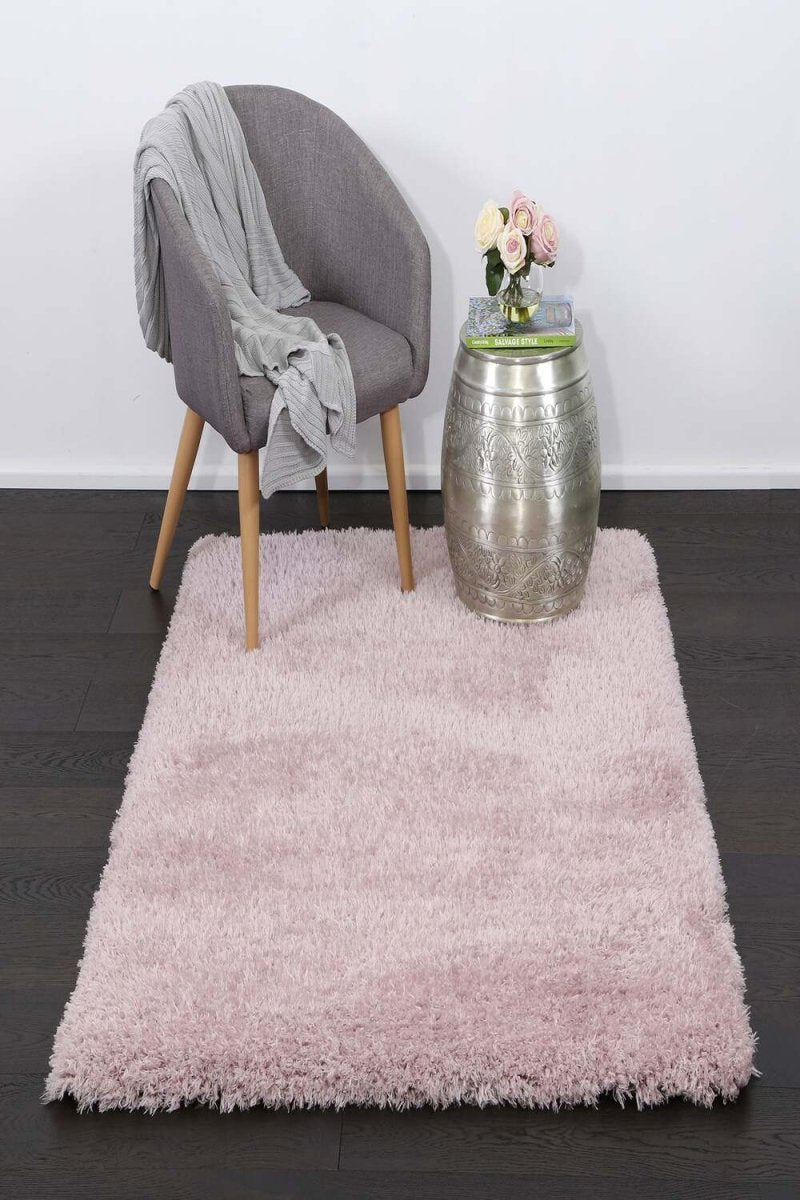 Flokati Super Soft Ultra Thick Shag Rug Light Pink - Ruggy