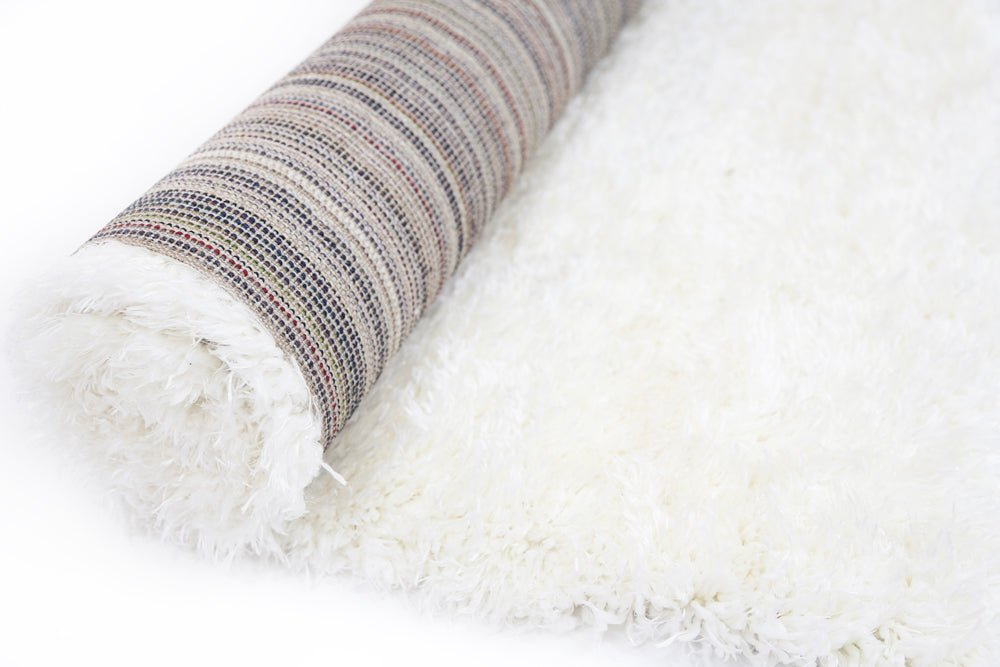 Flokati Super Soft Ultra Thick Shag Rug White - Ruggy