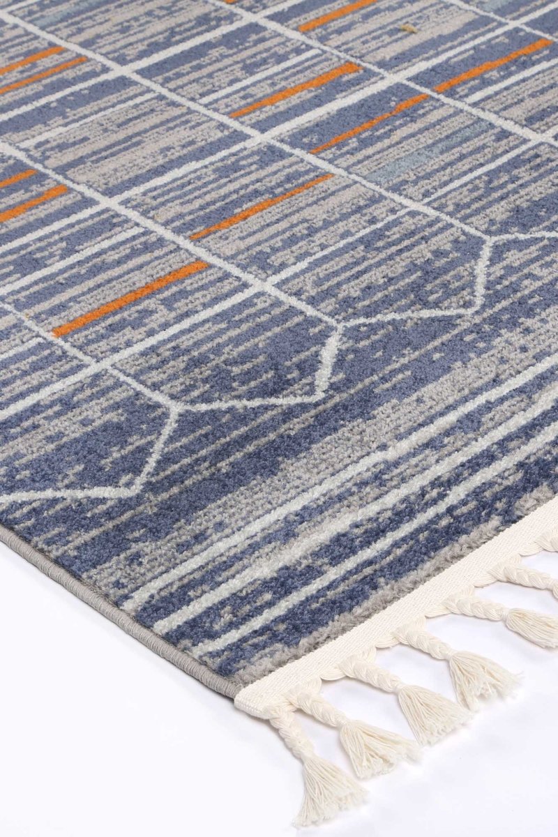 Fusion Ramos Blue Rug - Ruggy