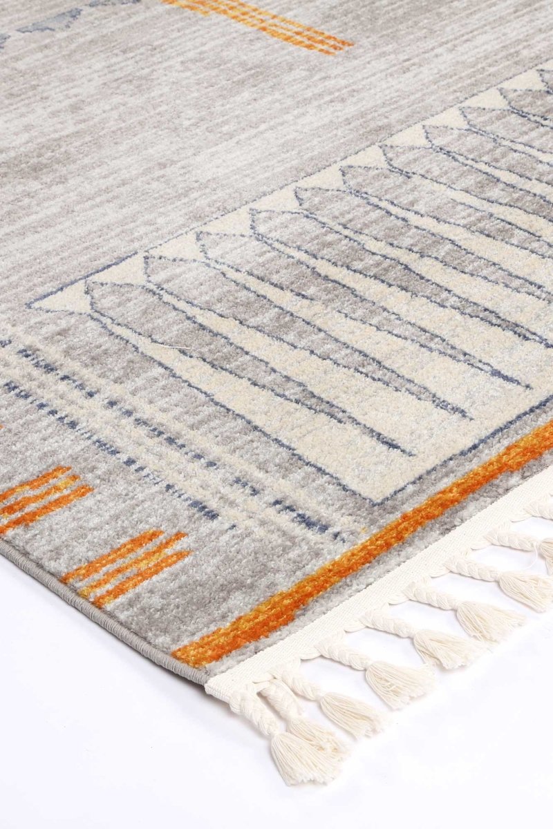 Fusion Tribal Grey Rug - Ruggy