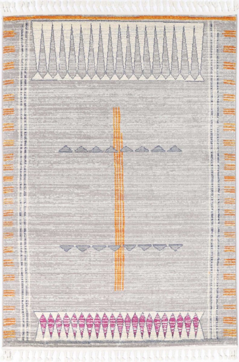 Fusion Tribal Grey Rug - Ruggy