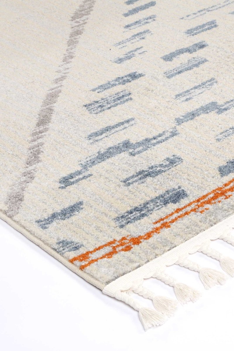 Fusion Tribal Light Grey Rug - Ruggy