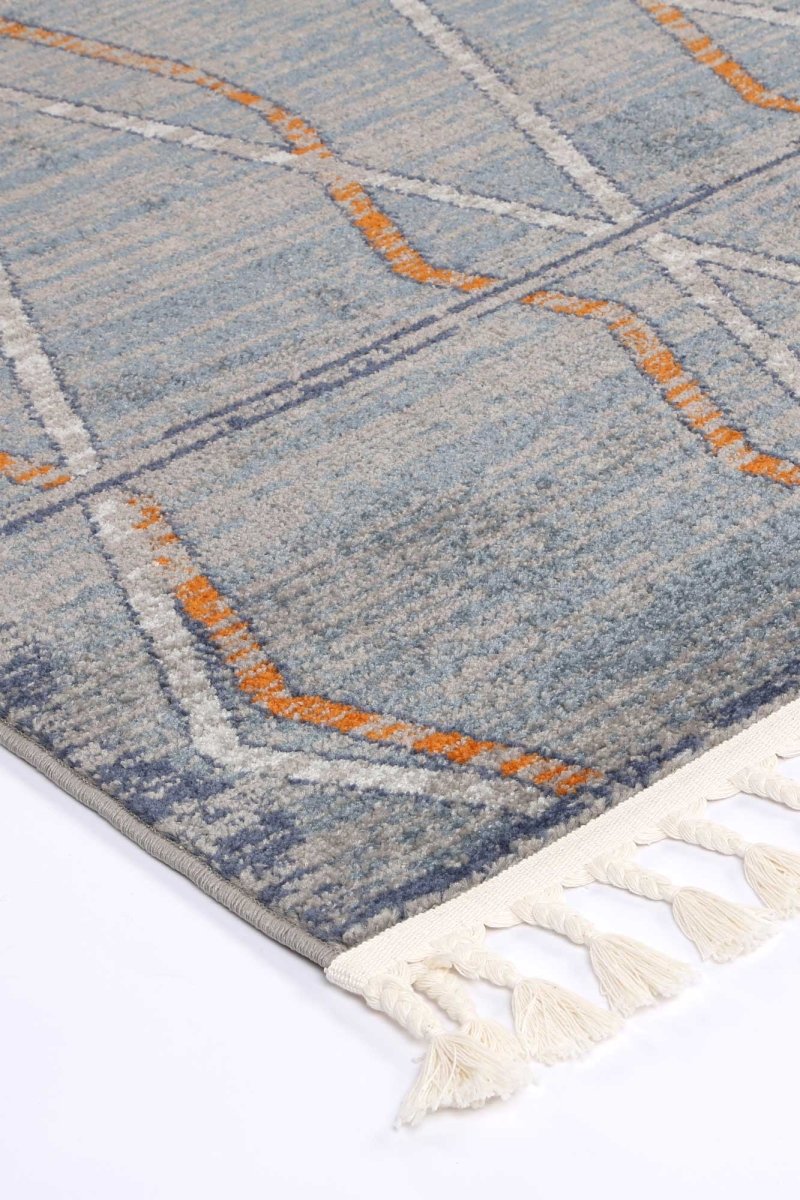 Fusion Victor Blue Rug - Ruggy