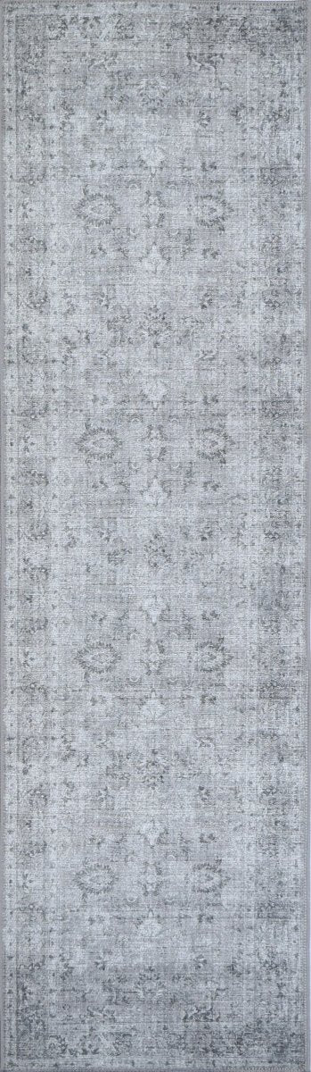 Gleam Grey Machine Washable Rug - Ruggy