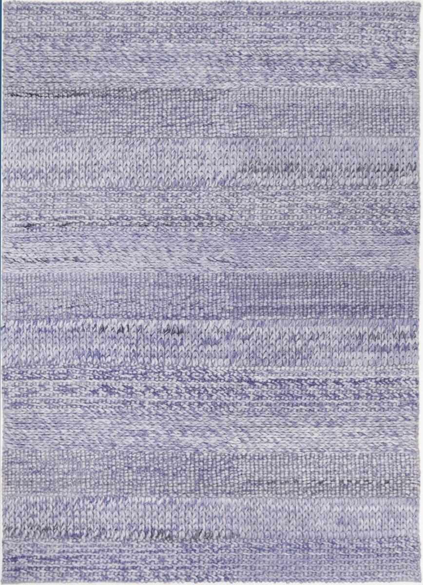 Grace Blue Wool Blend Rug - Ruggy