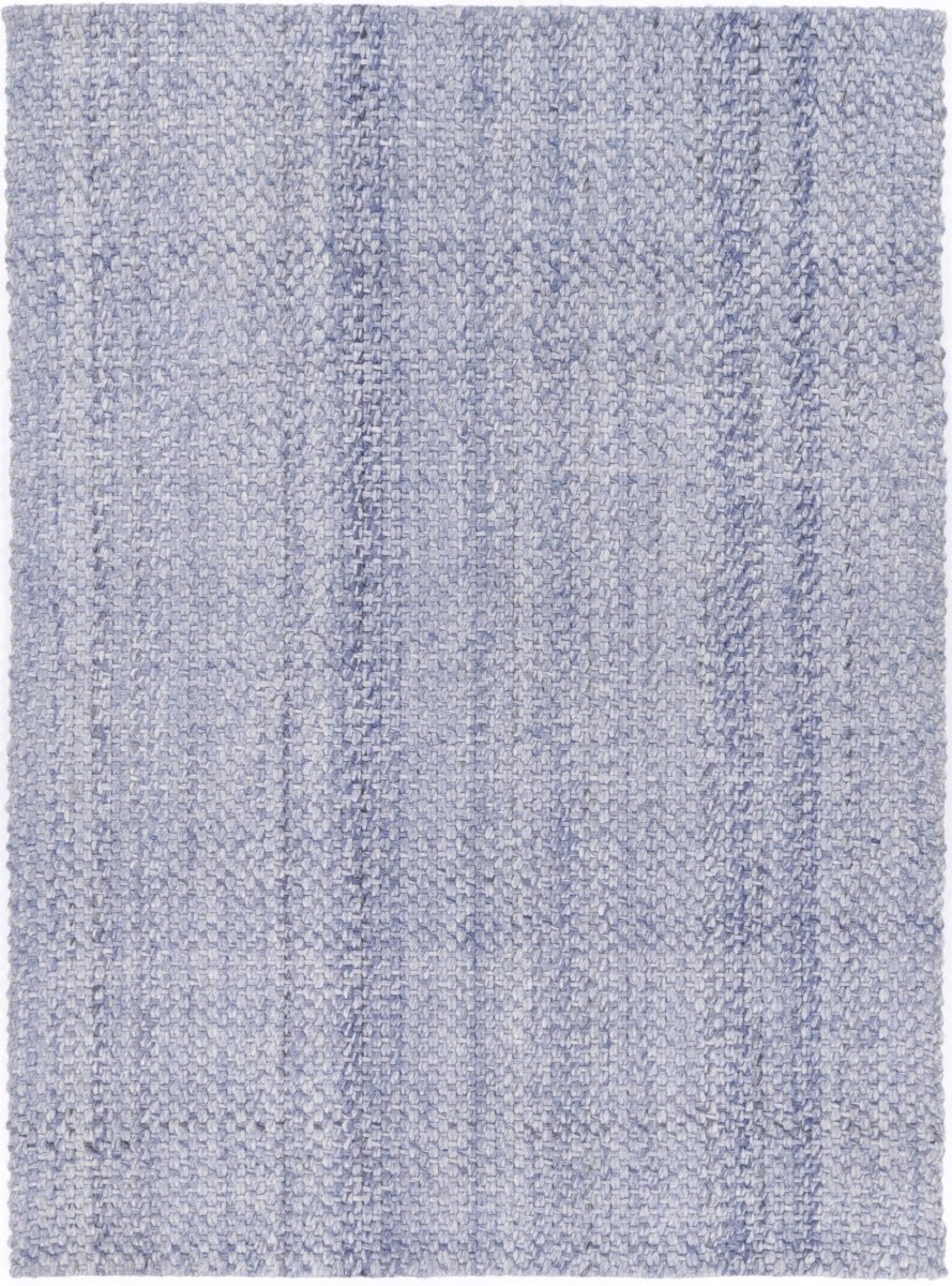 Grace Chignon Blue Wool Blend Rug - Ruggy