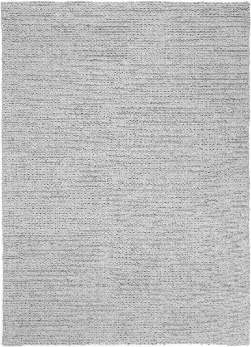 Grace Cue Grey Wool Blend Rug - Ruggy