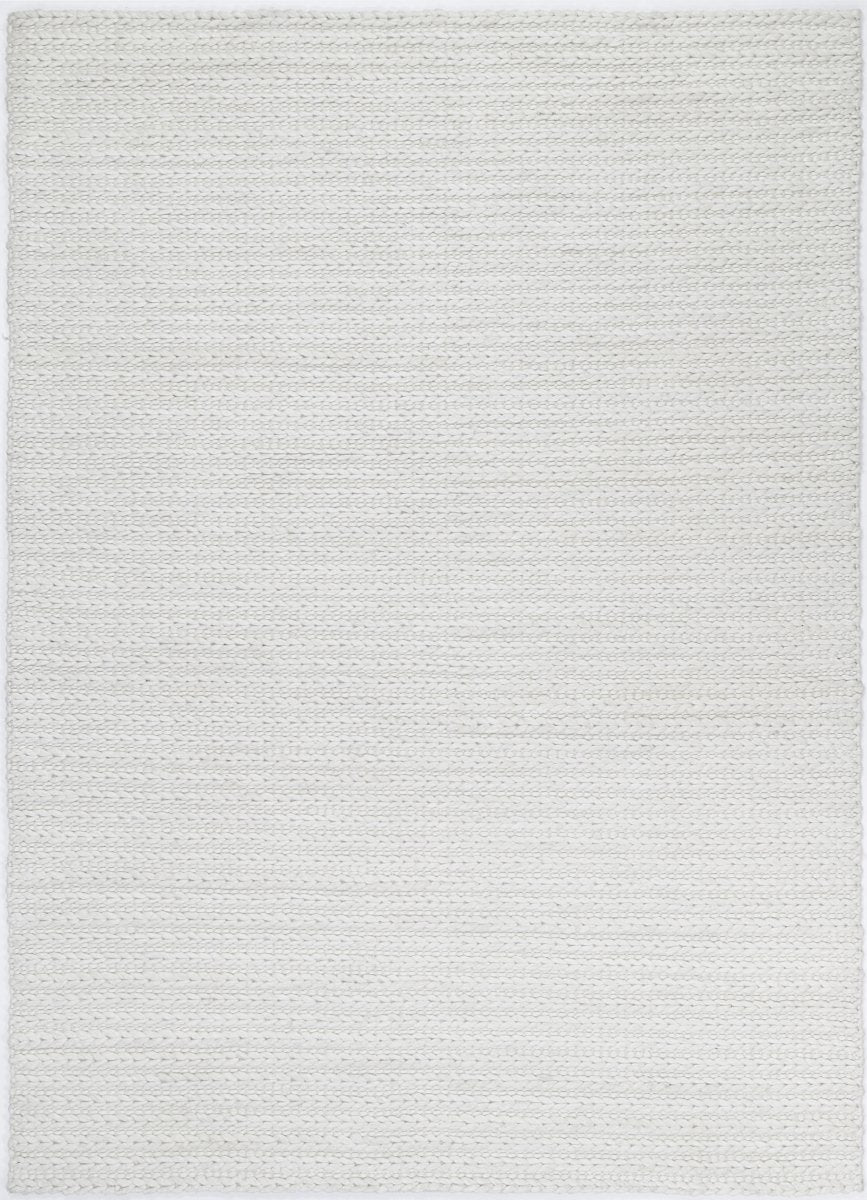 Grace Cue White Wool Blend Rug - Ruggy