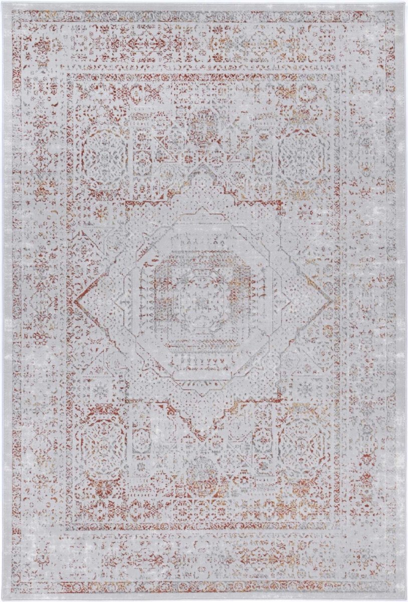 Icon Cream Terra Traditional Rug - Ruggy