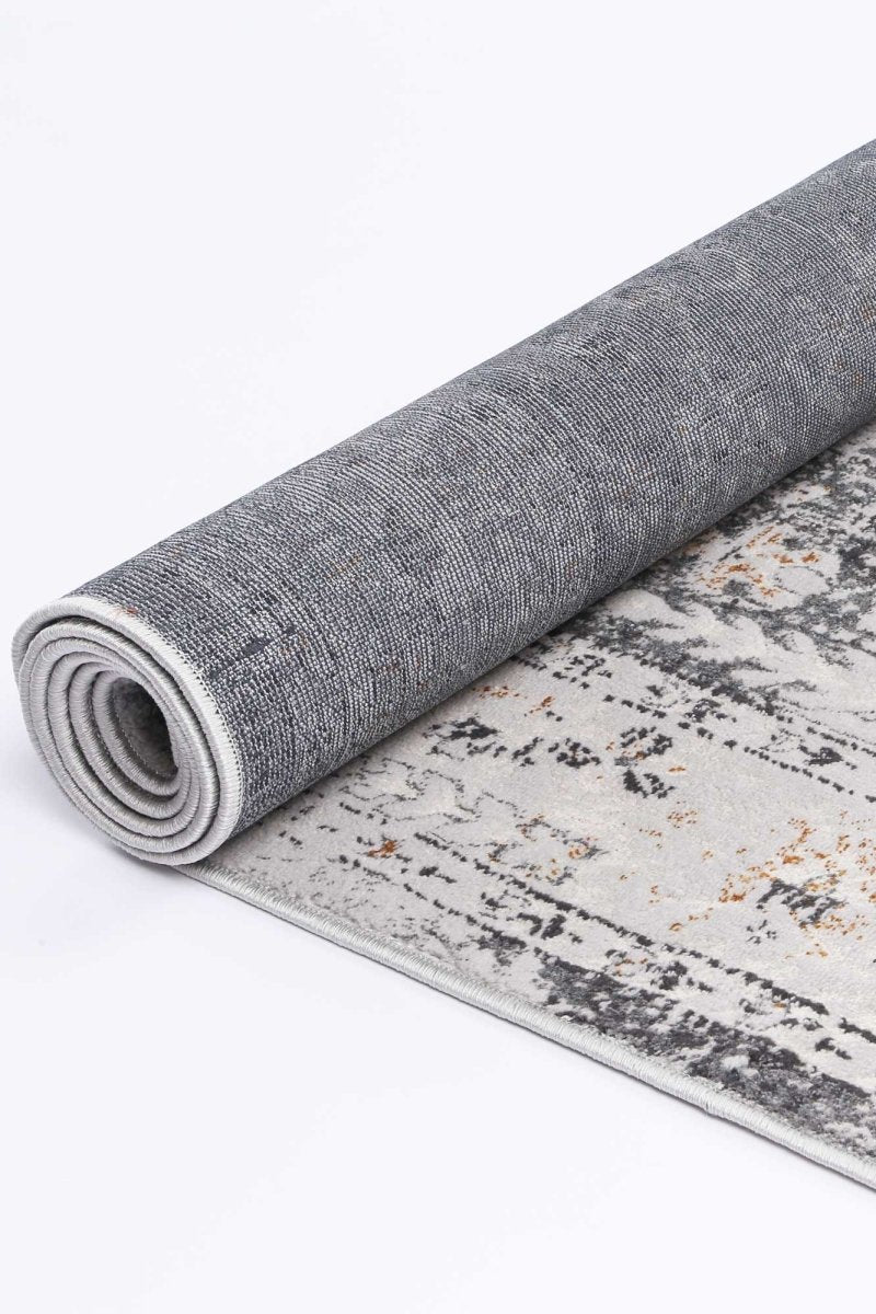 Icon Traditional Grey Rug - Ruggy