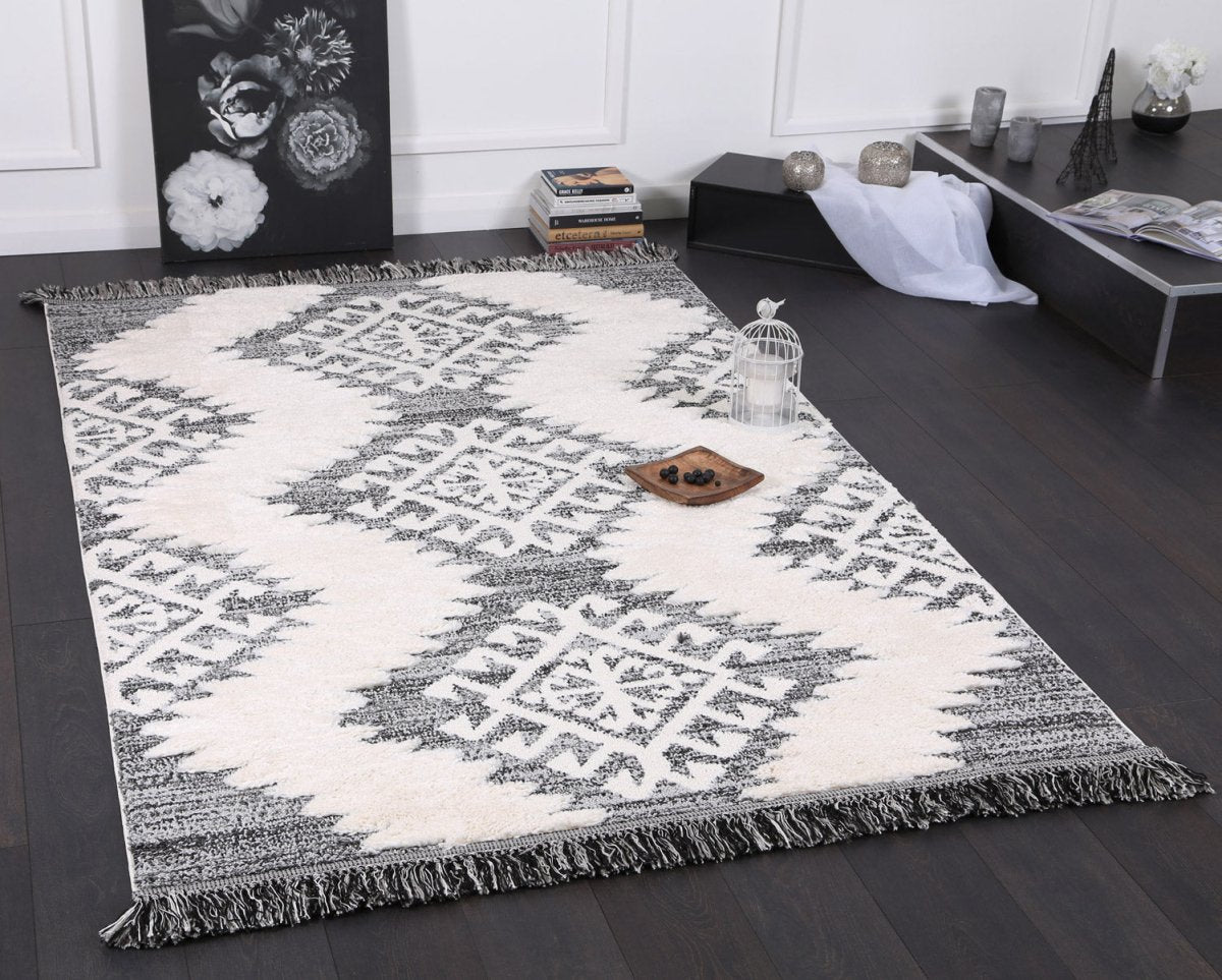 Lace Anthracite Rug - Ruggy