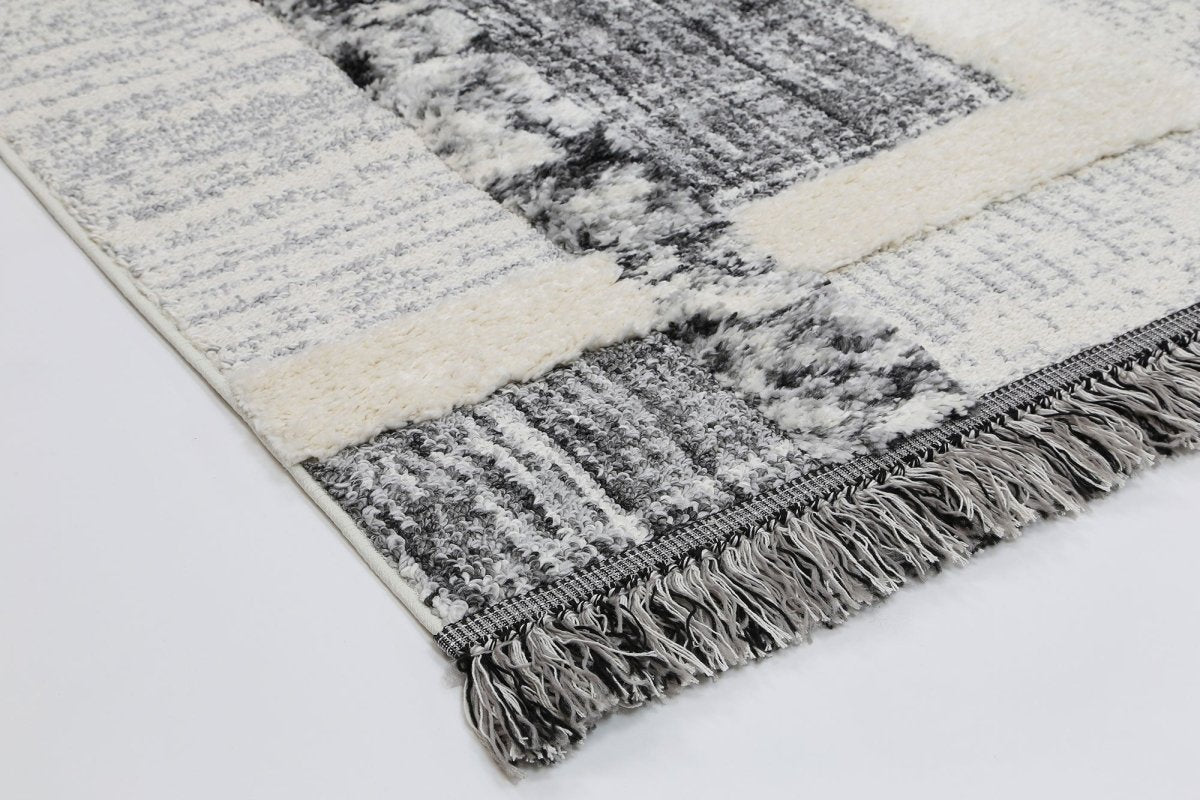 Lace Modern Anthracite Rug - Ruggy