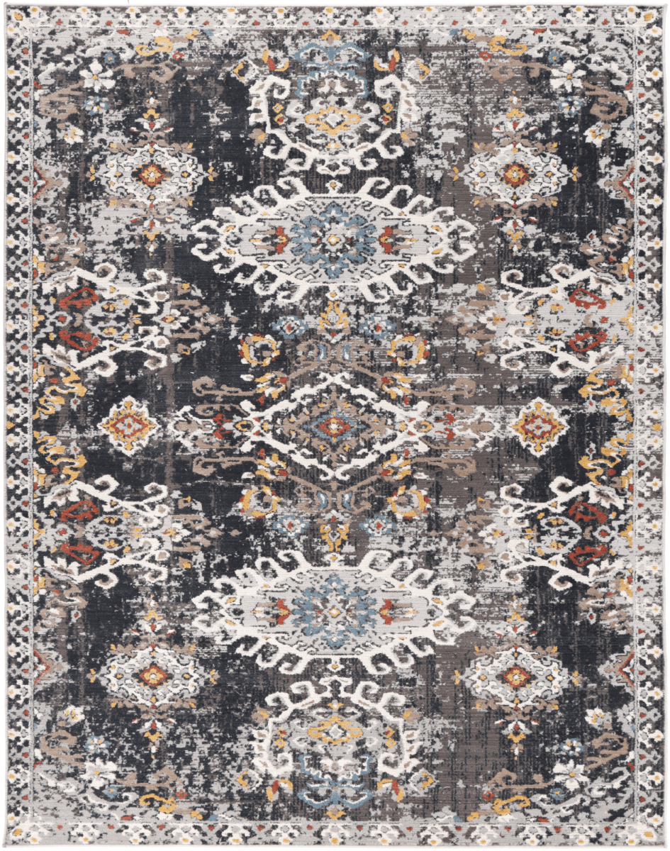 Lagoon Oriental Dark Blue Rug - Ruggy