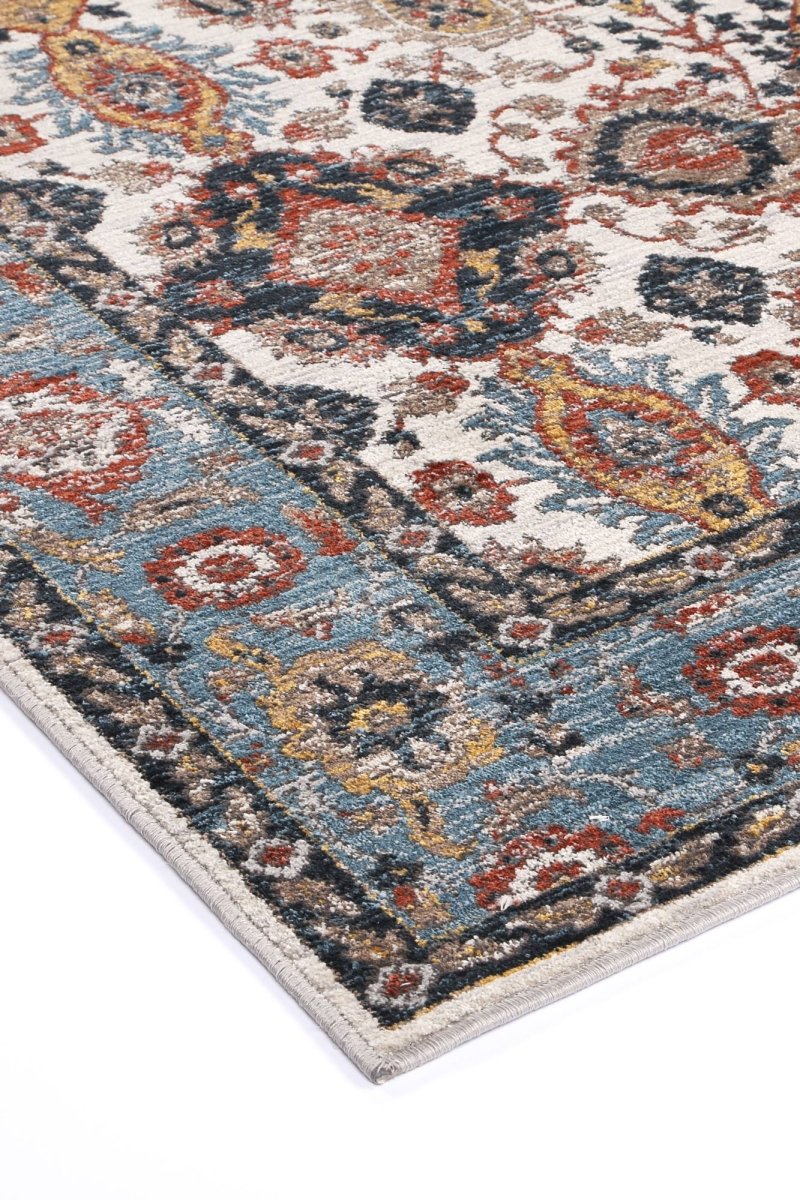 Lagoon Transitional Cream Grey Rug - Ruggy