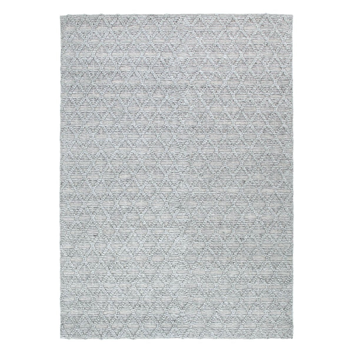 Lavish Grey Wool Rug - Ruggy