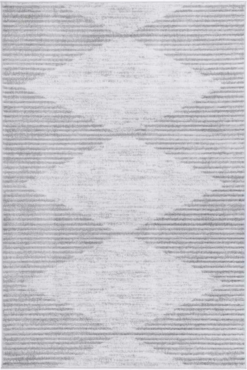 Limerence Abstract Diamond Grey Rug - Ruggy