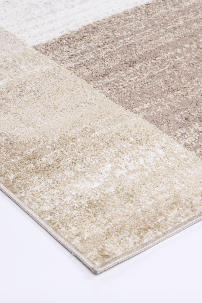 Limerence Abstract Geometric Beige Rug - Ruggy