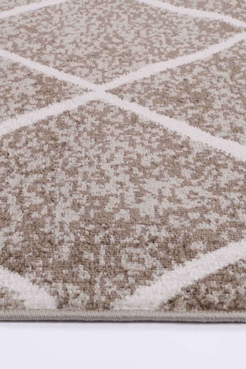 Limerence Diamond Mocha Rug - Ruggy