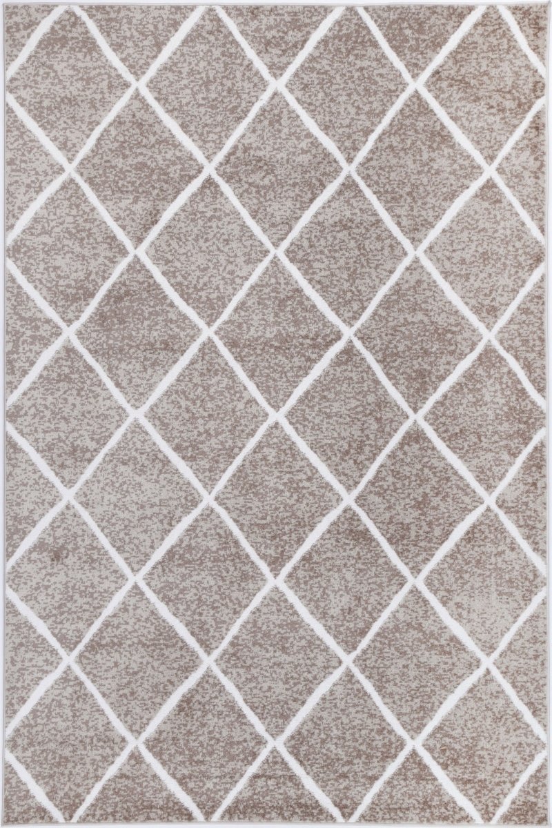 Limerence Diamond Mocha Rug - Ruggy