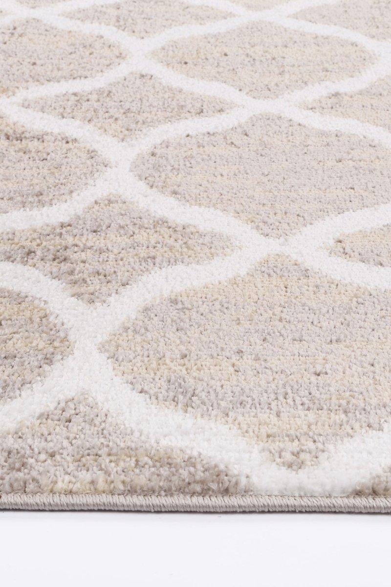 Limerence Lattice Latte Rug - Ruggy