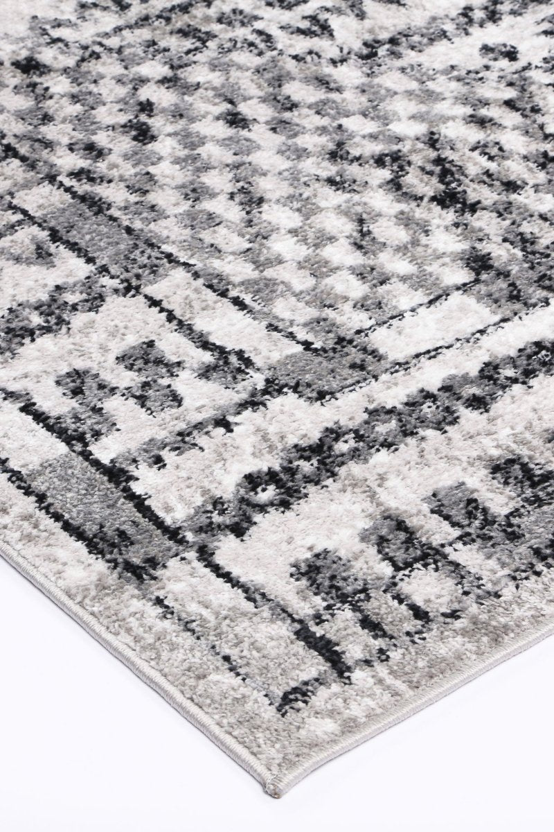 Limerence Tribal Charcoal Rug - Ruggy