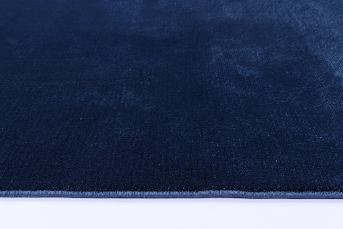 Luxura Wool Blue Rug - Ruggy