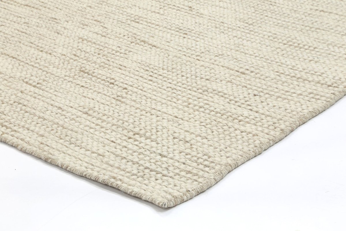 Majesty Beige Brown Reversible Wool Rug - Ruggy