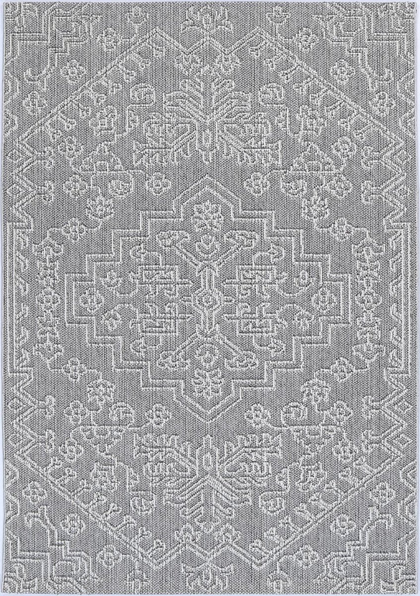 Marique Bule Ash Tribal Flatweave Rug - Ruggy