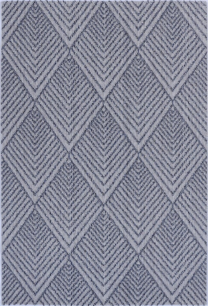 Marique Naka Charcoal Geometric Flatweave Rug - Ruggy