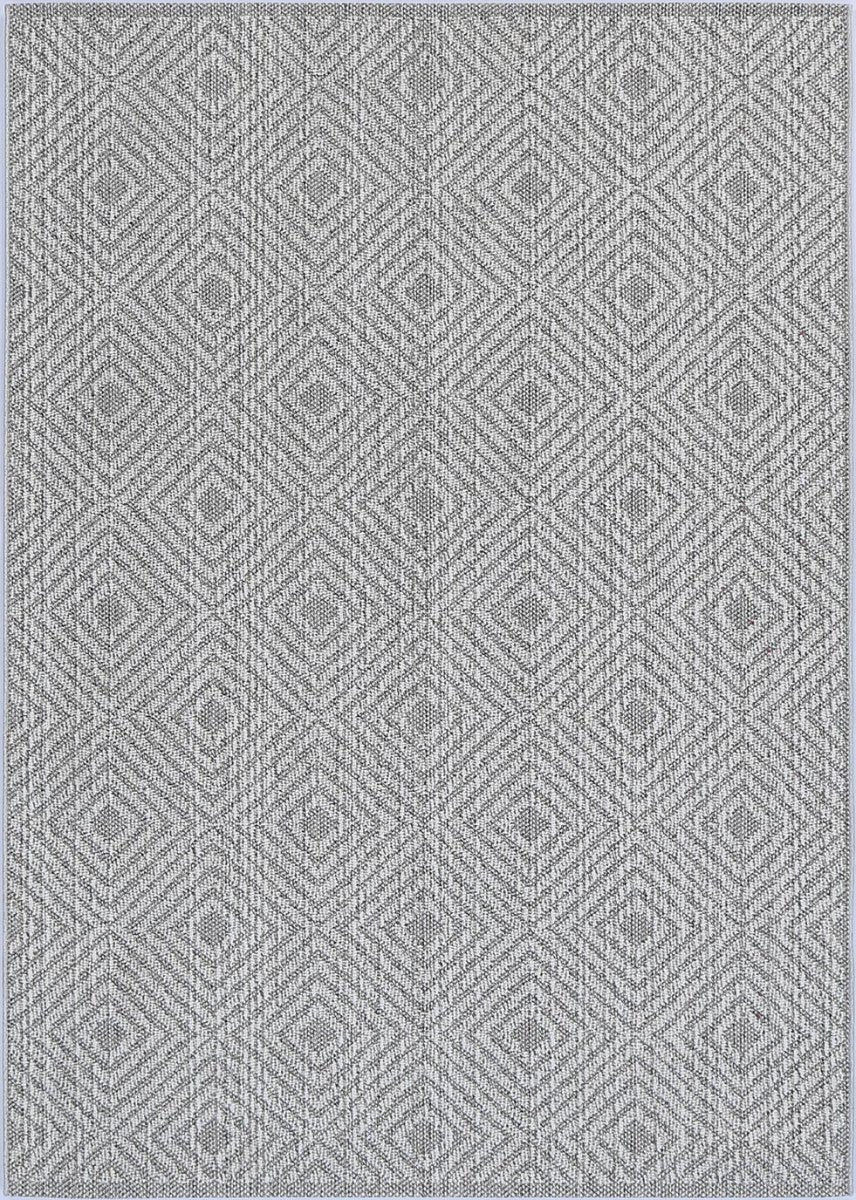 Marique Walasi Ash Geometric Flatweave Rug - Ruggy