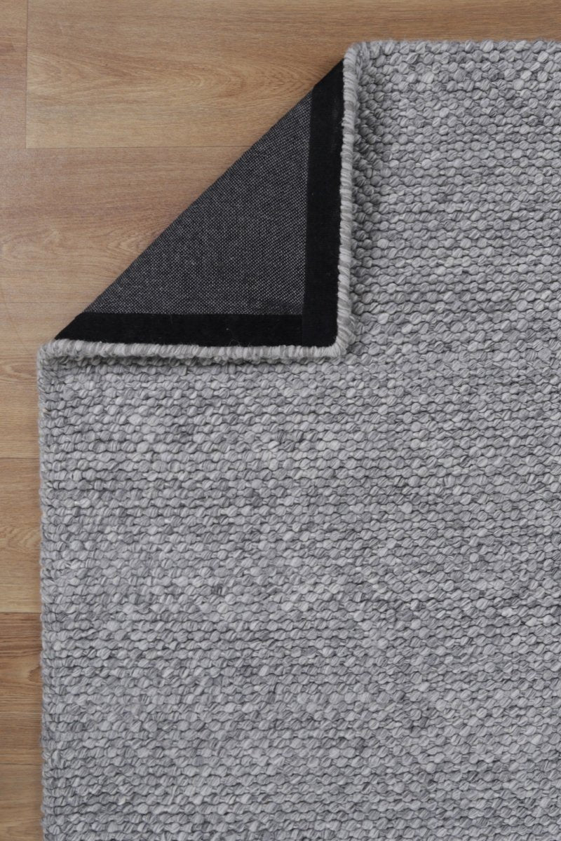 Marley Wool Rug Steel - Ruggy