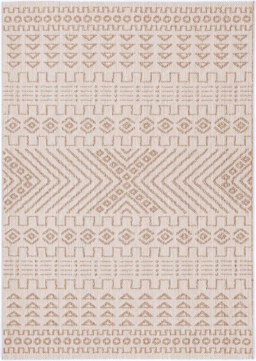 Mingled Bresha Indoor / Outdoor Beige Rug - Ruggy