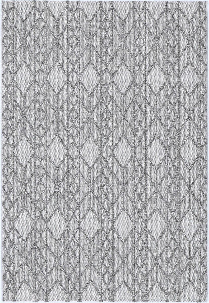 Mingled Gaia Indoor / Outdoor Grey Rug - Ruggy