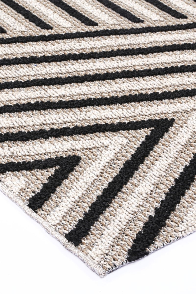 Mingled Hawk Indoor / Outdoor Beige Rug - Ruggy