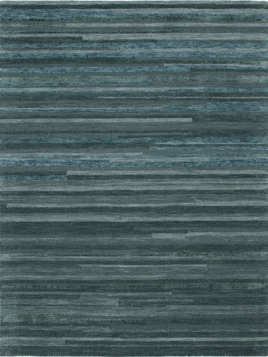 Nirvana Horizon TEAL Wool Rug - Ruggy