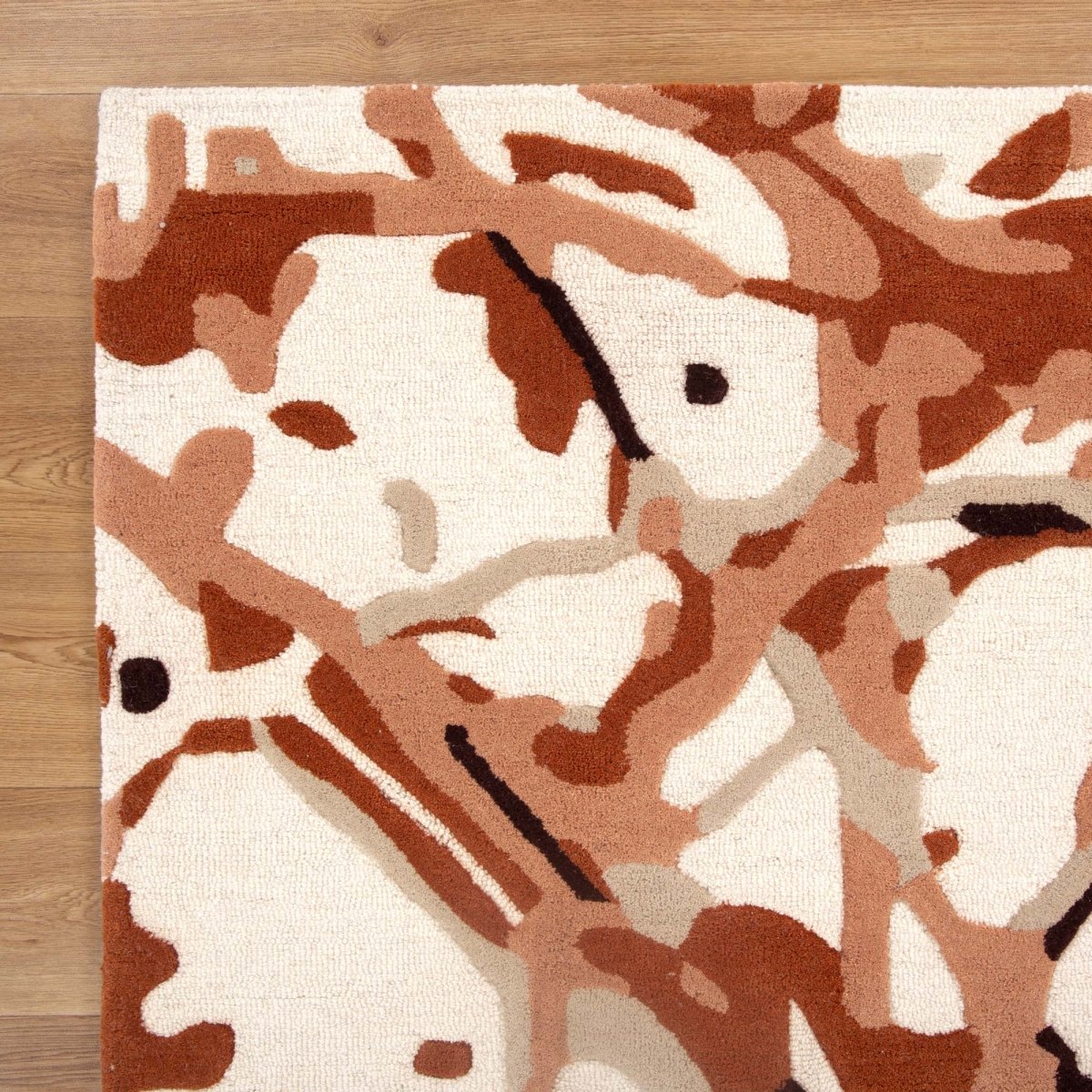 Nirvana Paint IVORY/MULTI Wool Rug - Ruggy