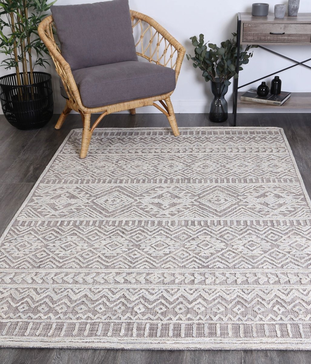 Noble Cadiz Ash Contemporary Rug - Ruggy