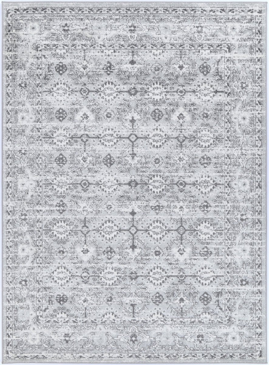 Opaline Montpellier Grey Traditional Rug - Ruggy