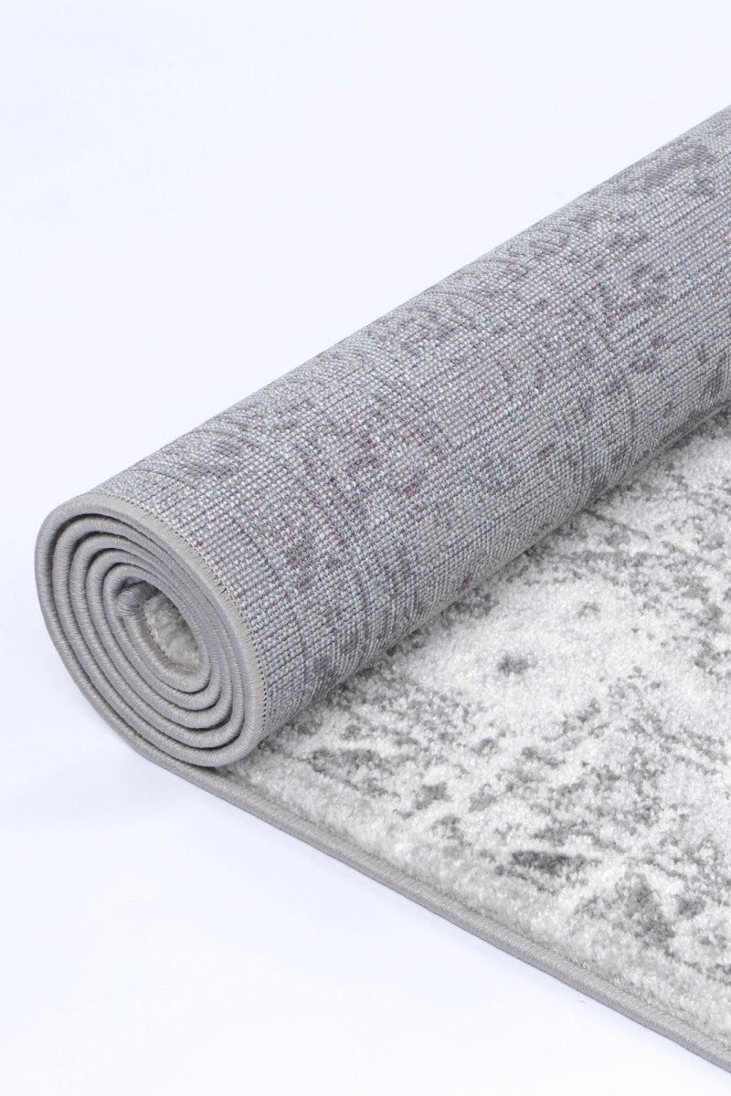 Opaline Montpellier Grey Traditional Rug - Ruggy