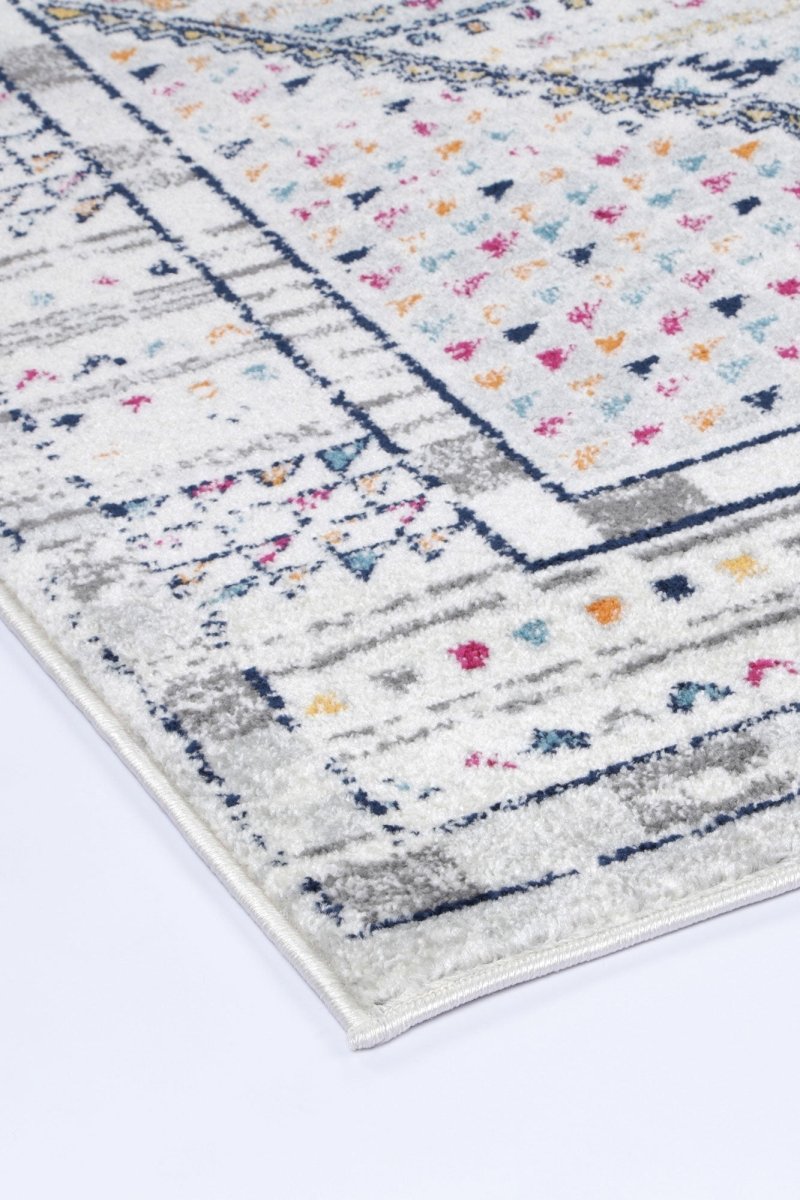 Opaline Toulon Grey Tribal Rug - Ruggy